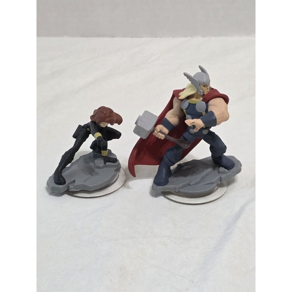 Disney Infinity 2.0 Black Widow, Thor Action Figures Marvel